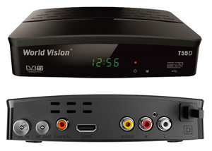 Цифровой тюнер World Vision T55D